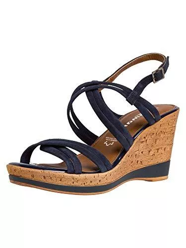 Tamaris Sandalen & Slides Tamaris Damen Sandalen 28009-24, Frauen Keilsandalen