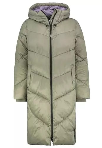 Sublevel Mäntel Sublevel Damen Wintermantel - Gesteppt, Puffer mit Kapuze, Tailliert