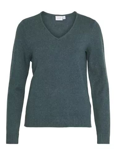 Vila Pullover & Strickmode Vila Female Strickpullover V-Ausschnitt-