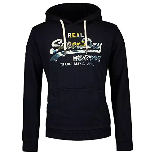 Superdry Kapuzenpullover Superdry Damen Vintage Vl Narrative Hood Kapuzenpullover