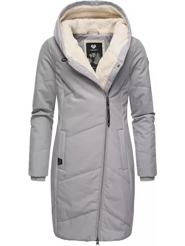 Ragwear Mäntel Ragwear Damen Wintermantel warmer Steppmantel lang mit Kapuze Gordon Long XS-XXL