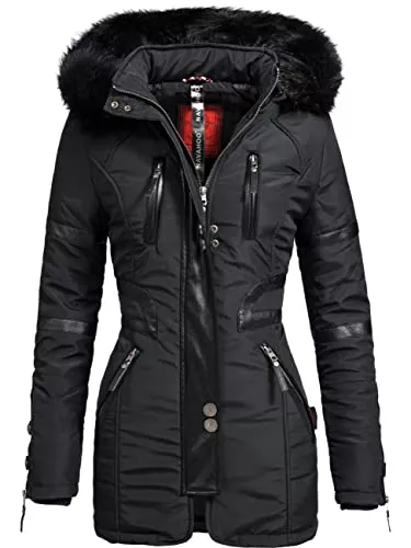 Navahoo Jacken Navahoo Damen Mantel Winterjacke Kurzmantel Moon XS-3XL