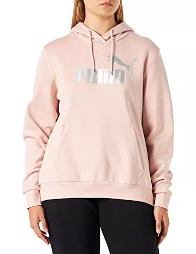 PUMA Kapuzenpullover PUMA Damen ESS+ Metallic Logo Hoodie FL Schweiß