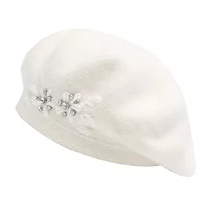 ZLYC Hüte & Mützen ZLYC Damen Wolle Baskenmütze Klassische Französischen Barett Warm Beret Mütze