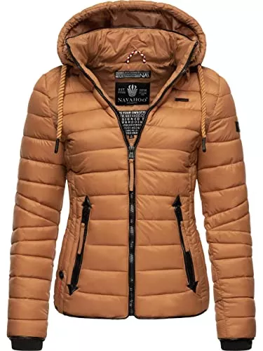 Navahoo Jacken Navahoo Damen leichte Übergangsjacke Steppjacke mit Kapuze Lulana XS-XXL