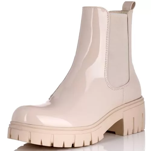 Elara Stiefel Elara Damen Chelsea Boot Stiefelette