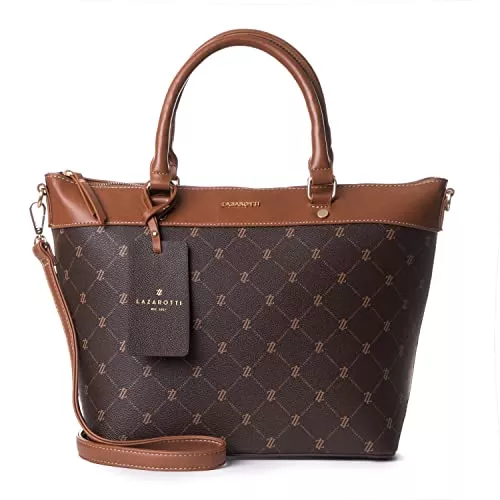 Lazarotti Taschen & Rucksäcke Lazarotti Palermo Shopper Tasche Damen | Umhängetasche mit Trageriemen & Henkel | große Henkeltasche 29 cm