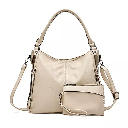 Gladdon Taschen & Rucksäcke Gladdon Handtaschen Damen Leder umhängetasche Shopper Mode Hobo Taschen grosse Kapazität Schultertasche Designer Mehrfachtasche