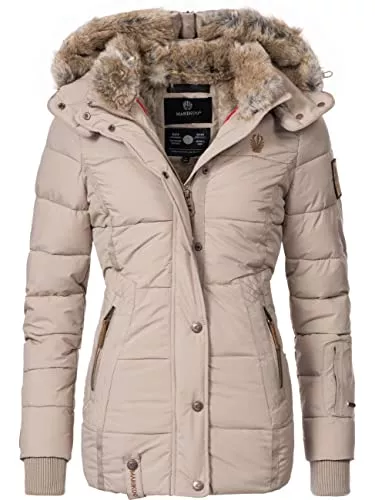 MARIKOO Jacken MARIKOO Damen warme Winter Steppjacke Nekoo XS-XXL