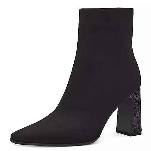MARCO TOZZI Stiefel MARCO TOZZI Damen Stiefeletten mit Absatz Elegant Glitzer