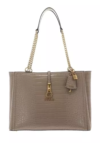 GUESS Taschen & Rucksäcke GUESS G James Girlfriend Satchel Taupe