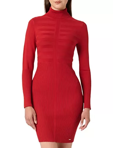 Morgan Freizeit Morgan Damen Robe Tricot Col Roulé Rmento Casual Dress