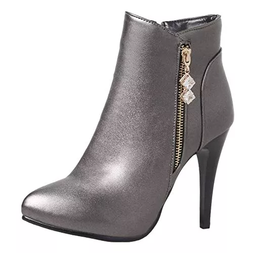 Smilice Stiefel Smilice Damen Kurzschaft Stiefel mit Stiletto Absatz