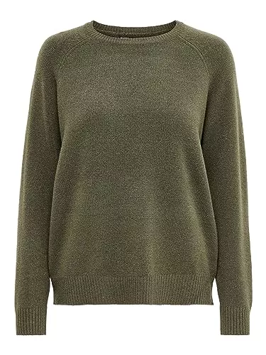 ONLY Pullover & Strickmode ONLY Female Strickpullover Einfarbiger Strickpullover