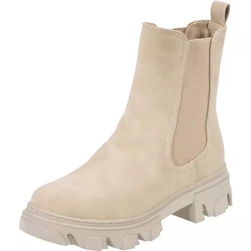 Palado Stiefel Palado Chelsea Boots Damen Caprera - modische Stiefeletten für Frauen - bequeme Winterschuhe - elegante Winterstiefel mit Absatz