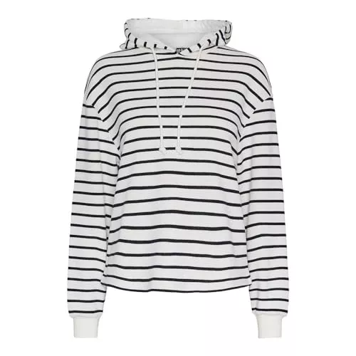PIECES Kapuzenpullover PIECES Damen Pcchilli Ls Hoodie Stripes Noos Bc Kapuzenpullover