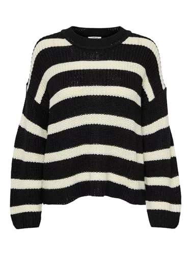 JdY Pullover & Strickmode JdY Damen Jdyjusty L/S Stripe Pullover KNT Noos Strickpullover