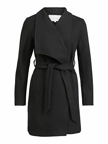 Vila Mäntel Vila Damen Vicooley Collar Belt Coat-Noos Kurzmantel