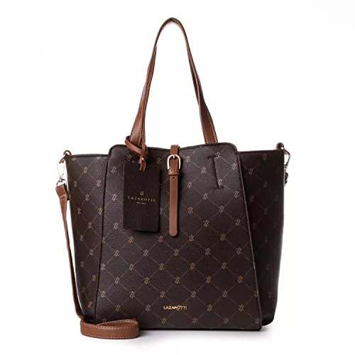 Lazarotti Taschen & Rucksäcke Lazarotti Palermo Shopper Tasche 2in1 Damen | Handtasche mit zweiter herausnehmbarer Umhängetasche | große Schultertasche 34 cm
