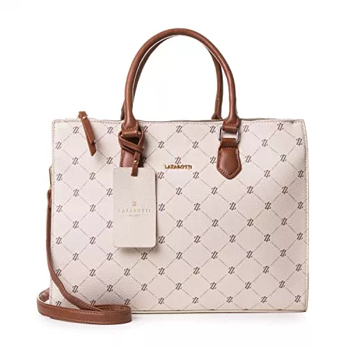 Lazarotti Taschen & Rucksäcke Lazarotti Palermo Henkeltasche Damen | Handtasche mit Umhängeriemen & Henkel | großer Business Shopper 34,5 cm
