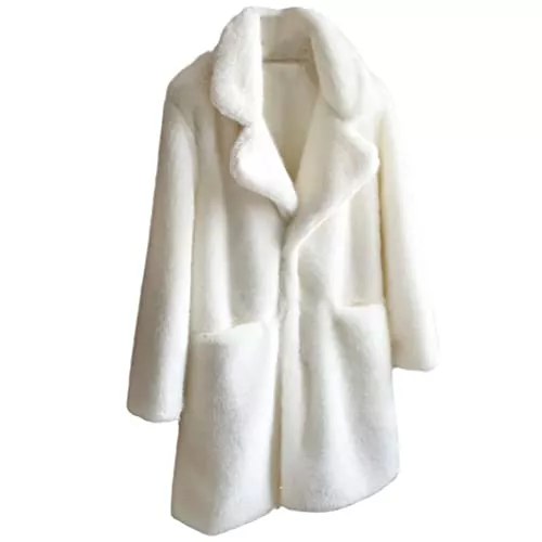 keusyoi Mäntel keusyoi Herbst Winter Jacke Damen Kunstfell Mantel Damen Pelzjacke Frauen Nerzimitat Mantel Wollmäntel