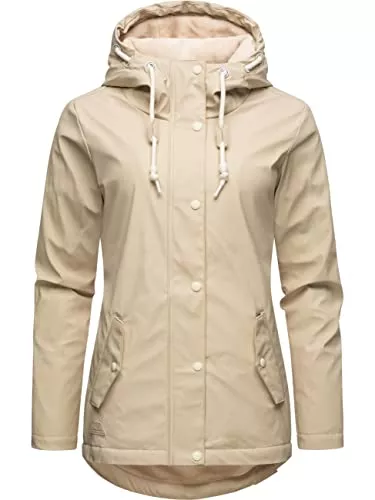 Ragwear Jacken Ragwear Damen Winterjacke warmer Kurzmantel mit Kapuze Marge XS-6XL