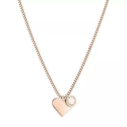 Liebeskind Schmuck Liebeskind Berlin LJ-0503-N-45 Damen Collier Herz Edelstahl Silber