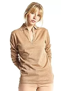 ETERKNITY Pullover & Strickmode ETERKNITY - Damen Pullover mit Polo Ausschnitt aus Extra Fine Merinowolle
