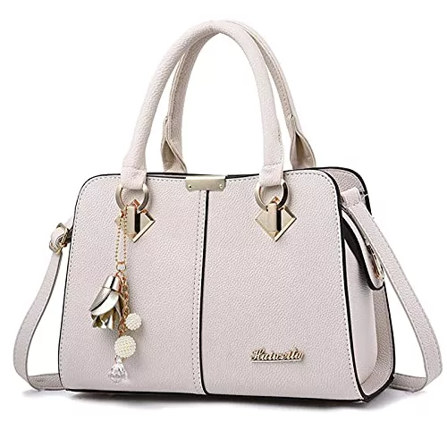 FANDARE Taschen & Rucksäcke FANDARE Damen Handtasche Umhängetasche Frauen Schulterbeutel Shopper Tote Reise Henkeltasche Schulterriemen Abendtasche Citytasche Wasserdicht PU Leder