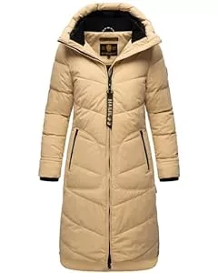 MARIKOO Mäntel MARIKOO Damen Winter Stepp Jacke gesteppter Wintermantel warm lang Mantel B949