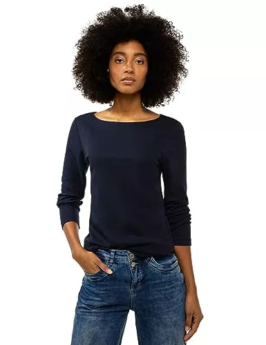 Street One Pullover & Strickmode Street One Damen Basic Langarmshirt