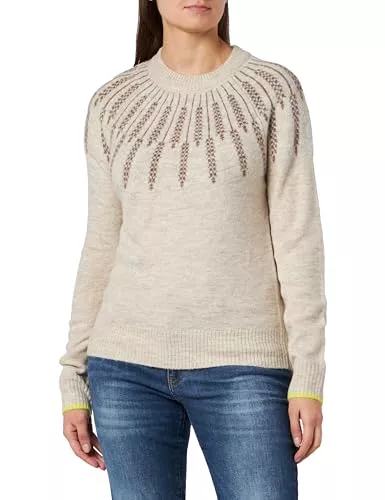 VERO MODA Pullover & Strickmode VERO MODA Damen Vmfif Fairisle Ls O-Neck Boo Pullover