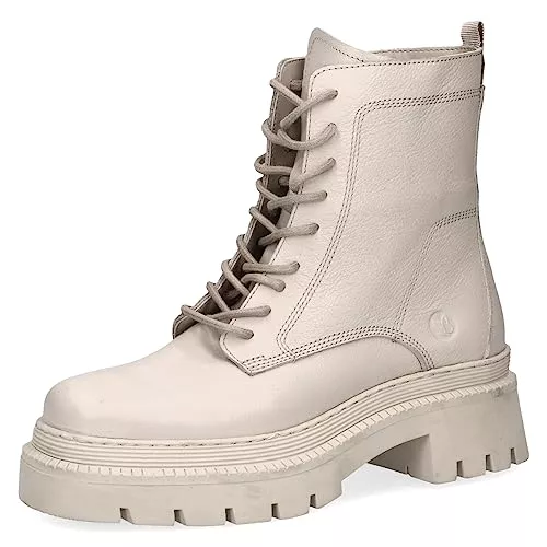 CAPRICE Stiefel CAPRICE Damen Stiefeletten zum Schnüren Memotion aus Leder Plateau Weite G