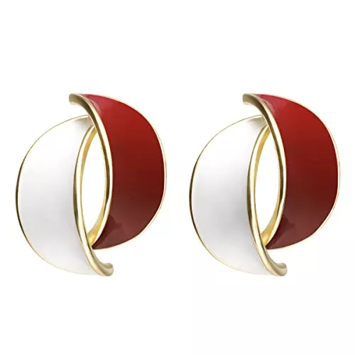 Emibele Schmuck Emibele Strass Ohrringe Damen, Ohrringe mit Quadratischem Retro-Design, Verkupferte Ohrringe mit 925 Silber Nadel als Ostergeschenke, Ohrringe Hängend, Geburtstagsgeschenk für Frauen