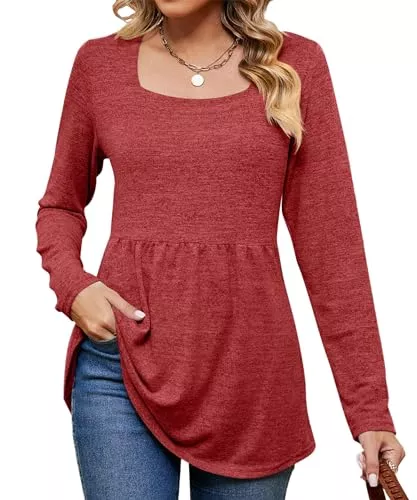 SMENG Pullover & Strickmode SMENG Damenmode Pullover Lässige Langarm Pullover mit Rundhalsausschnitt