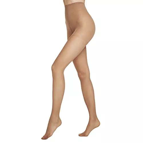 VENEZIANA NUOVA Socken & Strümpfe VENEZIANA NUOVA Press Control Kompressionsstrumpfhose Damen - Bauchweg Strumpfhosen Damen 20 DEN Matte - Feinstrumpfhose Damen Schwarz - Shaping Strumpfhosen Damen - LYCRA ENERGIZE