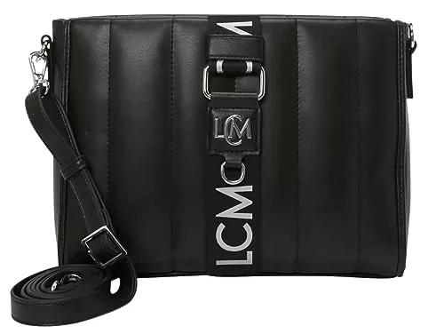 L.CREDI Taschen & Rucksäcke L.CREDI Damen-Cross-Bag LISSY Umhängetasche 27x10x21 200-Schwarz