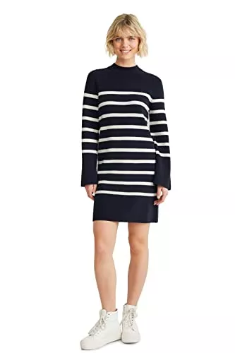 C&A Freizeit C&A Damen Kleid Stehkragen oberhalb des Knies Regular Fit Kleider