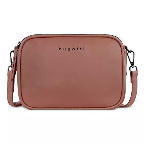 bugatti Taschen & Rucksäcke bugatti Almata Schultertasche klein für Damen, edle Umhängetasche