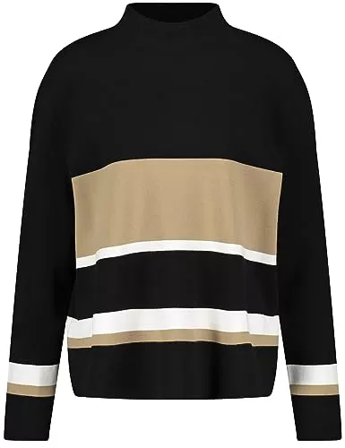 Gerry Weber Pullover & Strickmode Gerry Weber Damen Pullover in Jaquard-Optik mit grafischem Muster Langarm Jacquard