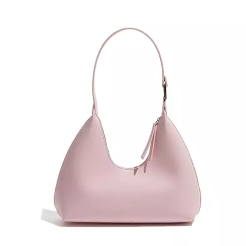JOLLQUE Taschen & Rucksäcke JOLLQUE Umhängetasche für Frauen, kleine Leder Handtasche Geldbörse, einzigartige trendy Reißverschluss Hobo Tasche