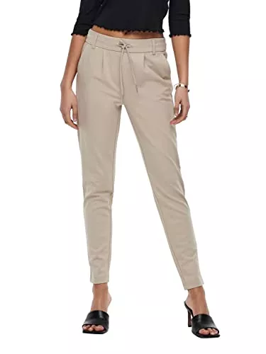 ONLY Hosen ONLY Damen Onlpoptrash Easy Colour Col Pant PNT Noos Hose, Farbe:Beige, Jeans/Hosen Neu:L / 32L