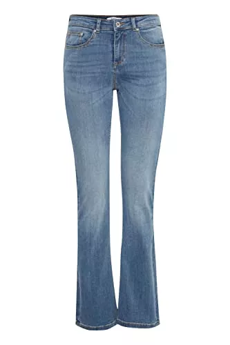 b.young Jeans b.young BYLOLA BYLUNI Flare Damen Jeans Denim Hose Flared 5-Poket-Style Baumwolle mit Stretch Slim Fit