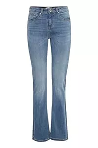 b.young Jeans b.young BYLOLA BYLUNI Flare Damen Jeans Denim Hose Flared 5-Poket-Style Baumwolle mit Stretch Slim Fit