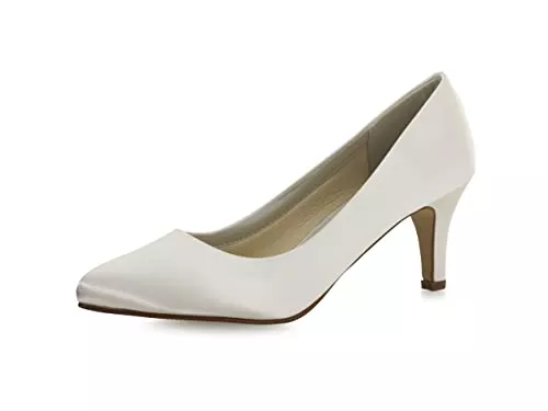Rainbow Club High Heels Rainbow Club Brautschuhe Lottie - Damen, Pumps, Ivory Creme, Satin