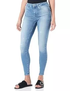 ONLY Jeans ONLY Female Skinny Jeans Skinny Fit Mittlere Taille Offener Saum Jeans