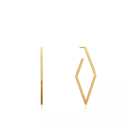 ANIA HAIE Schmuck Ania Haie Damen-Creolen Texture Diamond Hoop 925er Silber One Size 88046137