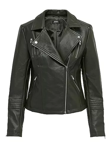 ONLY Jacken ONLY female Kunstlederjacke Kunstleder Kunstlederjacke