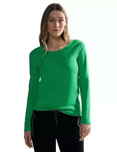 Cecil Langarmshirts Cecil Damen B319820 Basic Langarmshirt