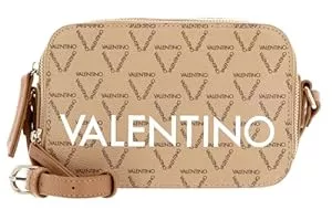VALENTINO Taschen & Rucksäcke Valentino Damen Camera Bag/Schultertasche/Umhängetasche LIUTO Beige Kunstleder